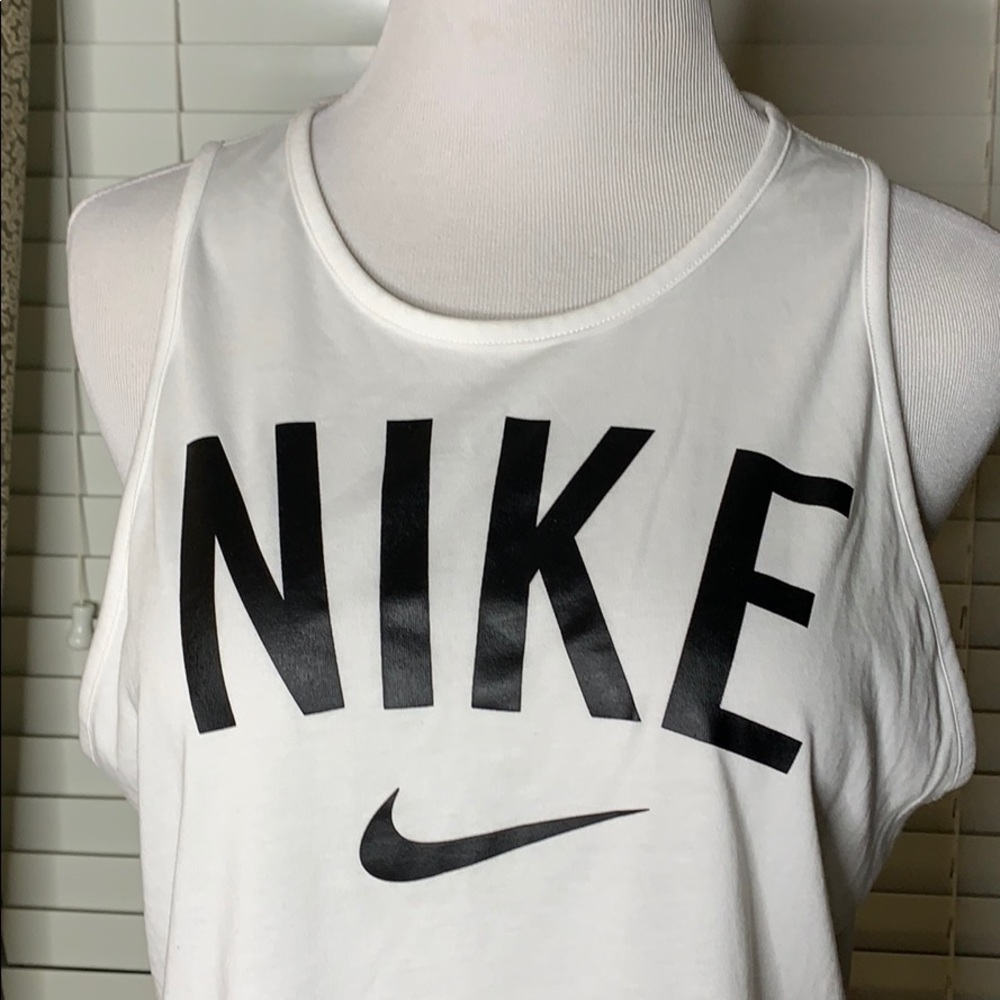 Nike white tank  Medium